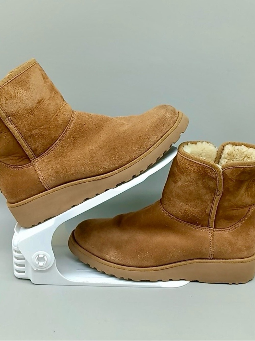 UGG Kristen Women's Suede Shearling Boot — Chestnut
